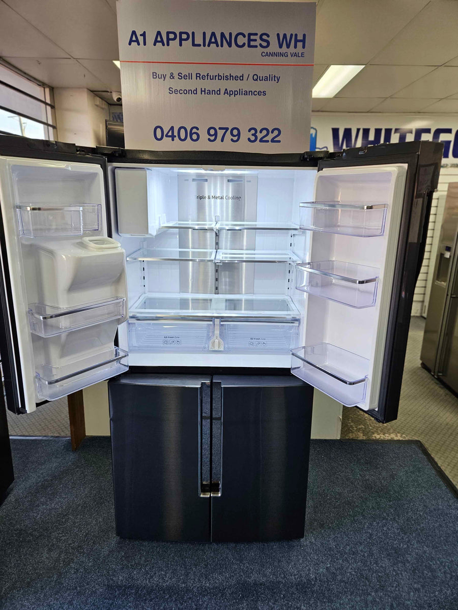 Samsung 719L French Door Fridge Freezer Black / SRF717CDBLS A1