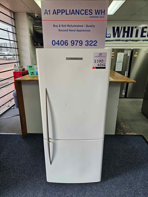 Fisher & Paykel 404L Bottom Mount Fridge Freezer White / E406B