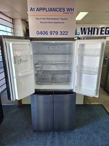 LG 570L 4 Door Fridge Freezer Silver / GF-L570PNL