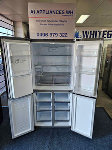 LG 570L 4 Door Fridge Freezer Silver / GF-L570PNL