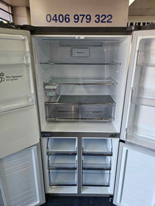 LG 570L 4 Door Fridge Freezer Silver / GF-L570PNL