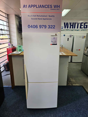 Westinghouse 381L Bottom Mount Fridge Freezer White / BJ384V