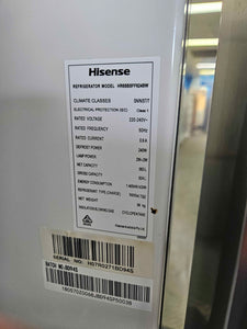 Hisense 624L Double Door Fridge Freezer / HR6SBSFF624SW