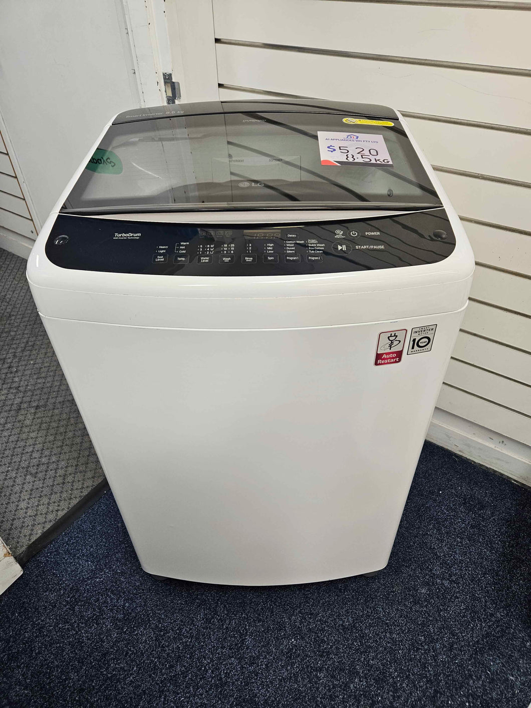 LG 8.5KG Top Loader Washer / WD12021D6