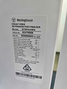 Westinghouse 536L Top Mount Fridge Freezer / WTB5400WC