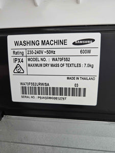 Samsung 7kg Top Load Washing Machine / WA70F5S2