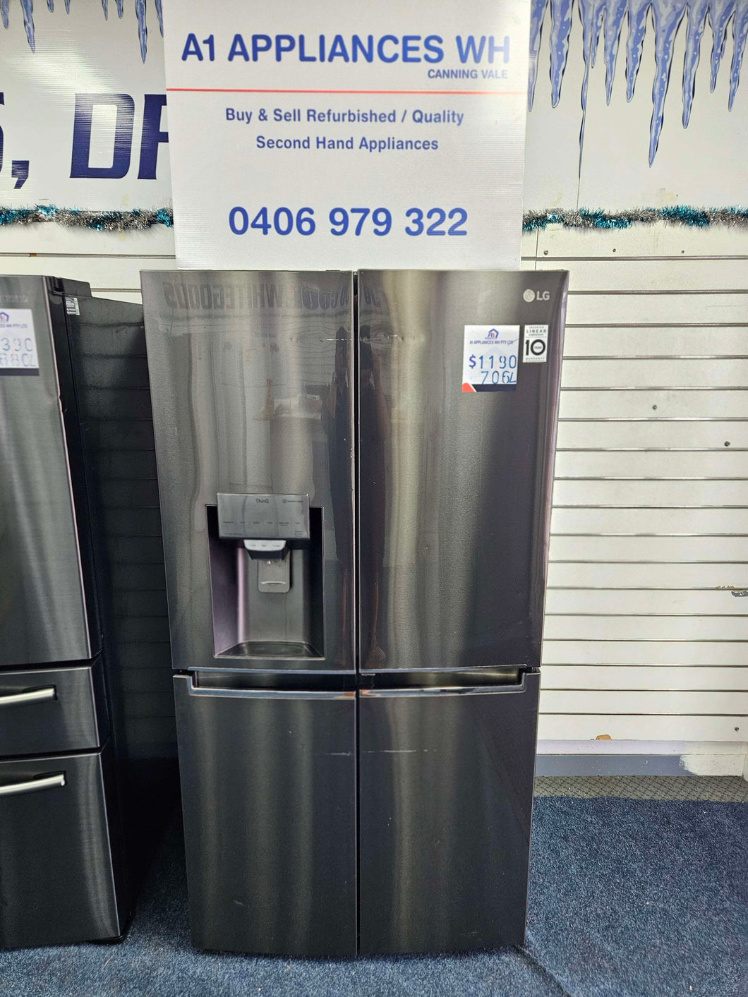 LG 706L French Door Fridge Freezer / GF-D706BSL