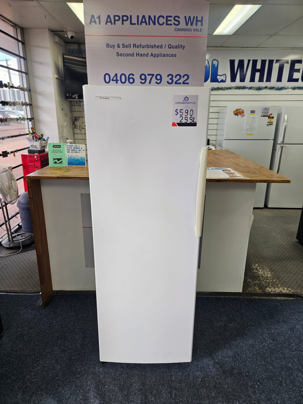 Westinghouse 299L ALL FREEZER / FJ302v-L