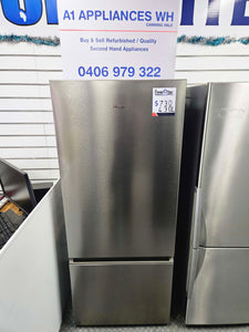 NEAR NEW!!! Haier 430L Bottom Mount Fridge Freezer / HRF420BS