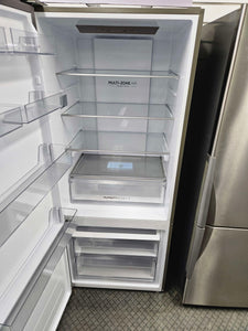 NEAR NEW!!! Haier 430L Bottom Mount Fridge Freezer / HRF420BS