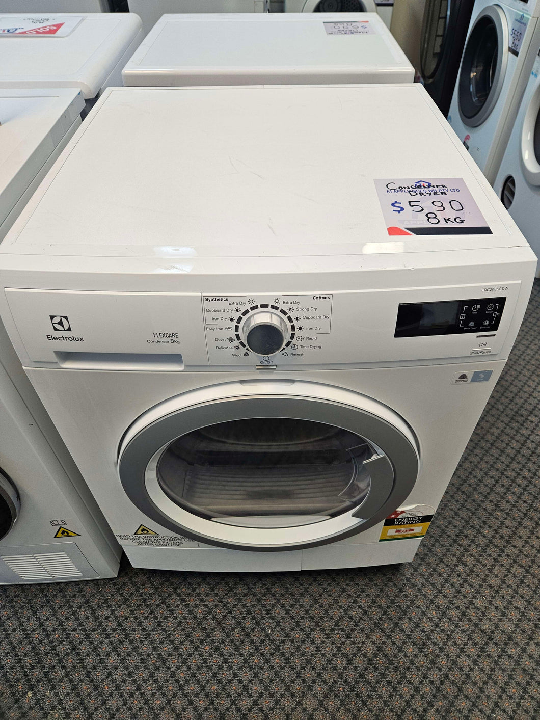 Electrolux 8KG Condenser Dryer / EDC2086GDW