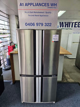 Load image into Gallery viewer, Sharp 653L Quad Door Fridge Freezer / SJ-F65PS-SL
