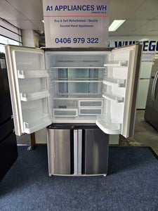 Sharp 653L Quad Door Fridge Freezer / SJ-F65PS-SL