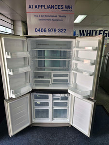 Sharp 653L Quad Door Fridge Freezer / SJ-F65PS-SL