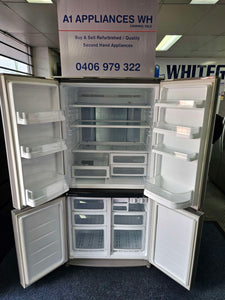 Sharp 653L Quad Door Fridge Freezer / SJ-F65PS-SL