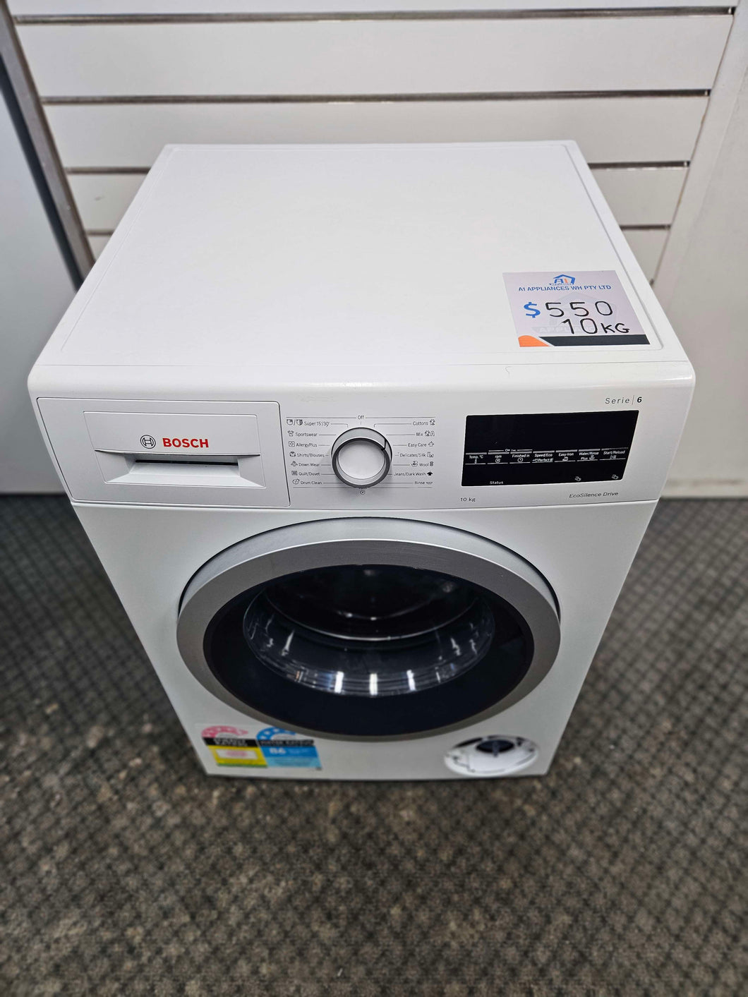 Bosch 10Kg Front Load Washer / WAU28490AU