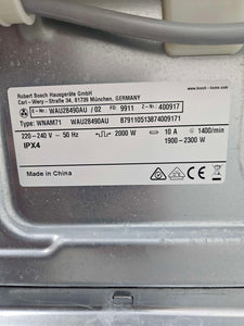Bosch 10Kg Front Load Washer / WAU28490AU