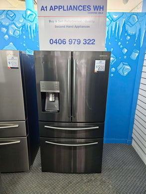 Samsung 680L French Door Fridge Freezer Black / SRF677CDBLS