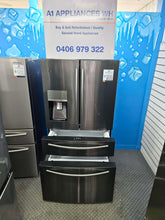 Load image into Gallery viewer, Samsung 680L French Door Fridge Freezer Black / SRF677CDBLS