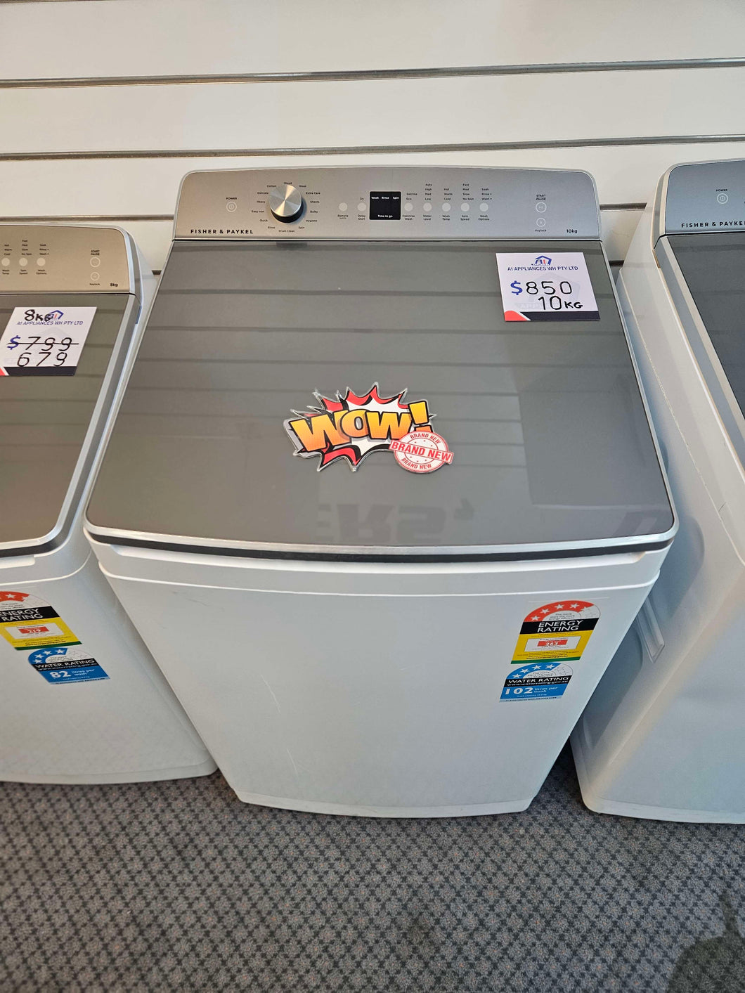 Near New!!! Fisher & Paykel 10Kg Top Load Washer / WL1064G1