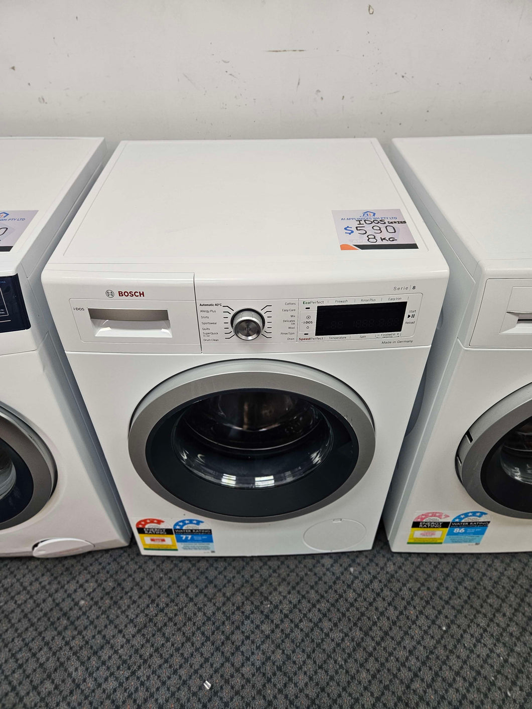 Bosch 8KG Front Load Washer / WAW28640AU
