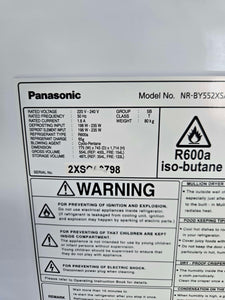 Panasonic 554L Bottom Mount Fridge Freezer / NR-BY552XSAU