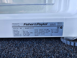 Fisher & Paykel 517L Top Mount Fridge Freezer / E521T