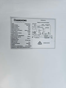 Changhong 400L Top Mount Fridge Freezer / FTM418A01W