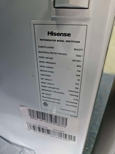 Hisense 230L Top Mount Fridge Freezer White / HR6TFF230