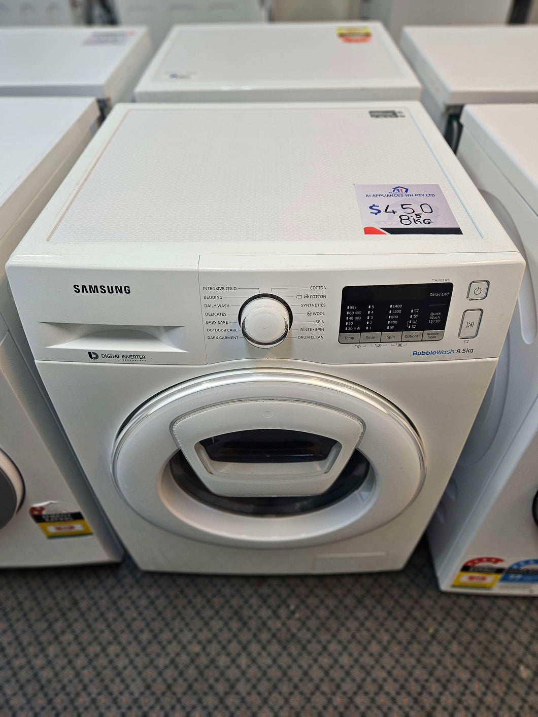 Samsung 8.5KG Front Load Washer /  WW85K5410WW/SA