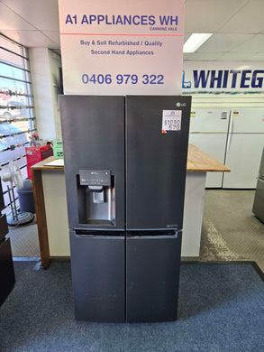 LG 570L 4 Door Fridge Freezer Silver / GF-L570MBL