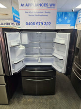 Load image into Gallery viewer, Samsung 680L French Door Fridge Freezer Black / SRF677CDBLS