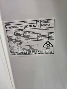 Simpson 520L Top Mount Fridge Freezer / STM5200WA-R*1