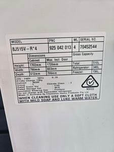 Westinghouse 510L Bottom Mount Fridge Freezer / BJ515V-R*4