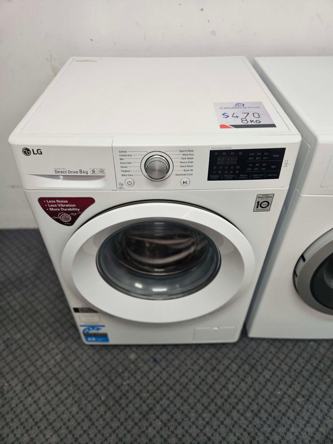 LG 8kg Front Load Washer / WD1208TC4W