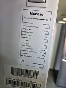 Hisense 453L Bottom Mount Fridge Freezer / HR6BMFF453S