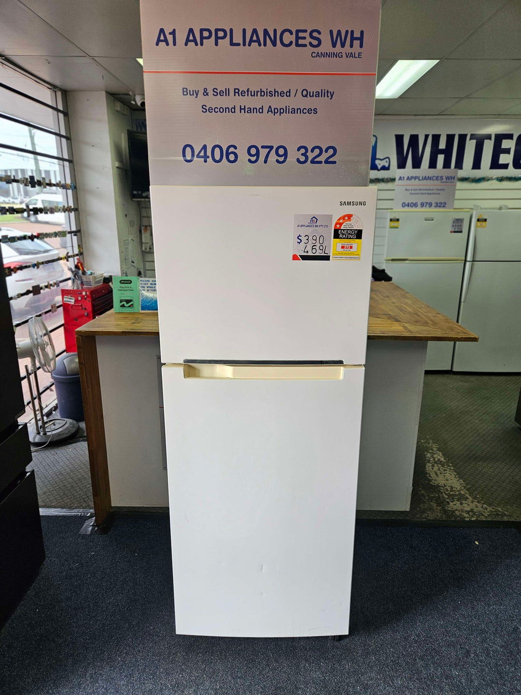 Samsung 469L Top Mount Fridge / SR468MW