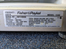 Load image into Gallery viewer, Fisher &amp; Paykel 389L Upright Freezer Silver