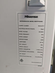 Hisense 534L Top Mount Fridge Freezer Silver