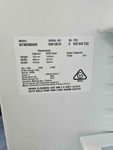 Westinghouse 280L Top Mount Fridge Freezer White / WTM2800WB