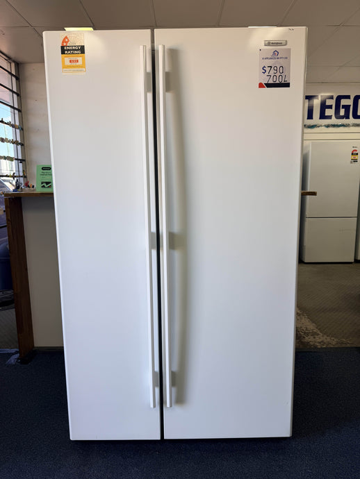 Westinghouse WSE7000WA*1 700L White Side By Side Refrigerator - A1 Appliances Jo Cool Whitegoods