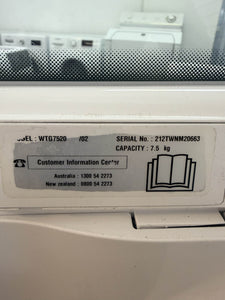 LG WTG7520 7.5kg Top Load Washing Machine