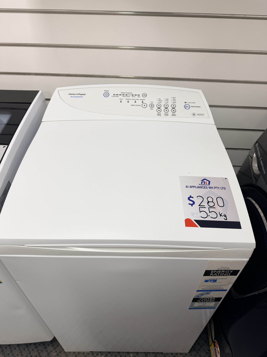 Fisher & Paykel MW513 5.5 kg Top Load Washing Machine