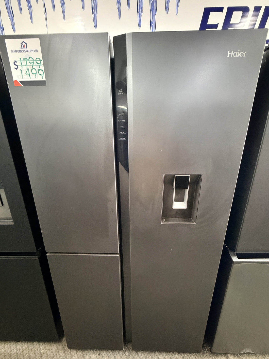 Haier HRF575XHC 575 L French Door Fridge – Stainless Steel, Ice & Water