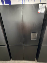 Load image into Gallery viewer, Fisher &amp; Paykel RF605QZUVB1 538 L Quad-Door Fridge – Black Glass, Ice &amp; Water