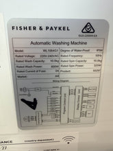 Load image into Gallery viewer, Fisher &amp; Paykel WL1064G1 10kg Top-Load Washing Machine – Silver