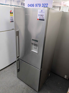 Fisher & Paykel 442L Bottom Mount Fridge Freezer Silver / E442B