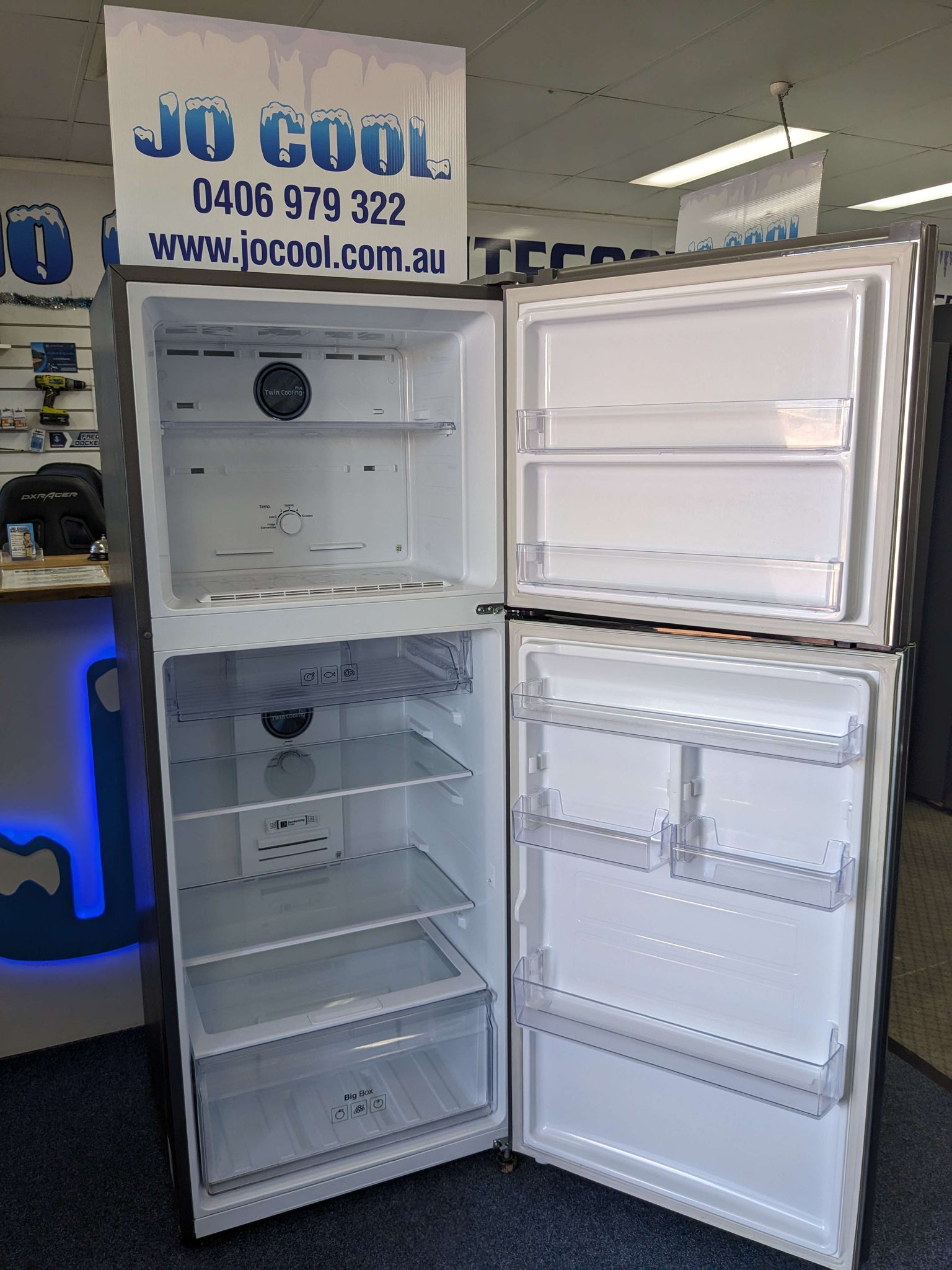 Samsung 400l outlet fridge freezer