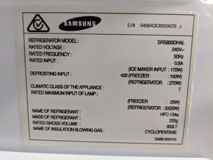 Samsung 800L Double Door Fridge Freezer Silver